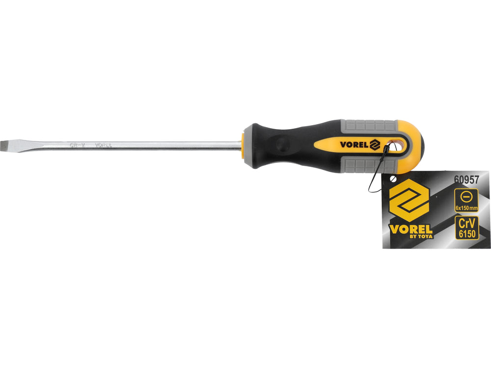 Atsuktuvas plokščias Cr-V, 6x150 mm (60957)