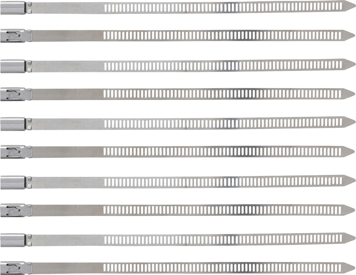 Kabelių jungčių asortimentas | Nerūdijantis plienas | 7,0 x 200 mm | 10 vnt. (80780)
