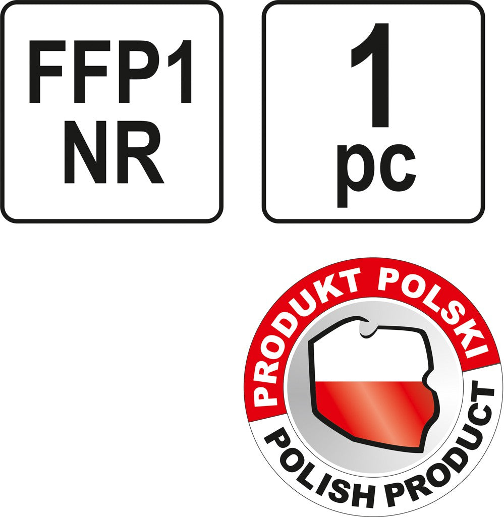 Respiratorius su vožtuvu FFP1/KZ (YT-74862)