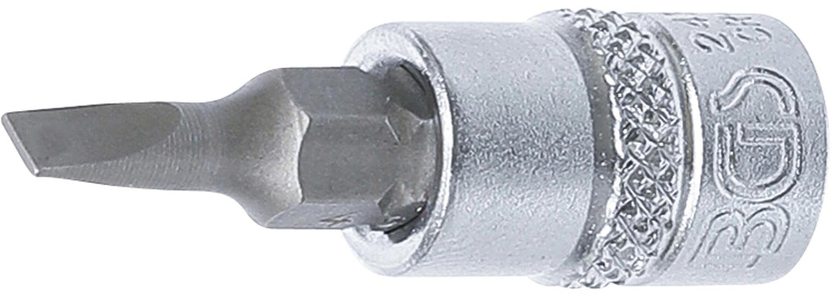 Antgalis įpresuotas į galvutę | 6,3 mm (1/4") | plokščias SL 4 mm (2493)