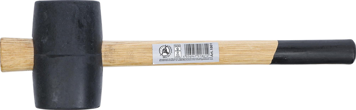Guminis plaktukas | Galvos skersmuo 65 mm | 500 g (1861)