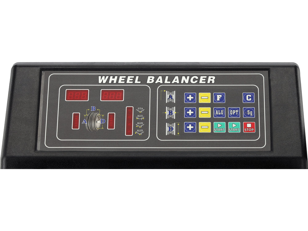 WHEEL BALANCING MACHINE | 250 W | FOR 10–24" WHEEL RIMS | AUTOMATIC BALANCING | ±1 g ACCURACY (YT-08060)