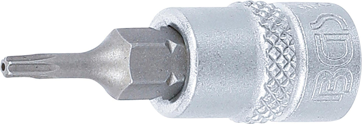 Antgalis įpresuotas į galvutę | 6.3 mm (1/4") | T-Star su skyle (Torx) T8 (2356)