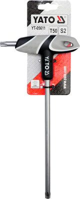 L tipo atsuktuvas TORX su rankena T50 (YT-05611)