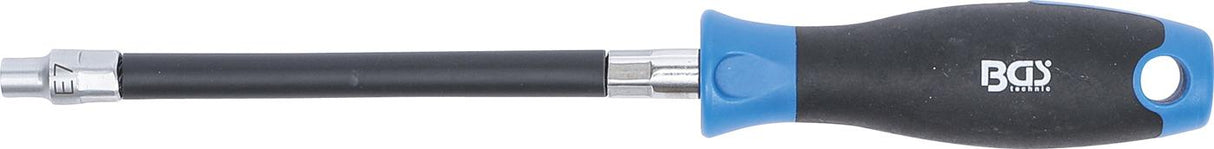 Гибкая рукоятка с головкой | E тип E 7 | длина пружины 150 mm