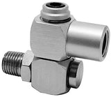 Набор пневматических шарниров и наконечников 1/4", 5 шт. (2+3)
