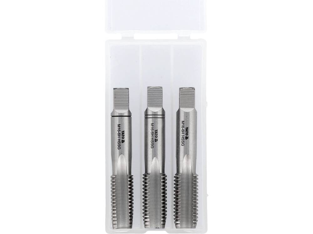 Sriegikliai 3vnt.M16x2, HSS/M2 (YT-2941)