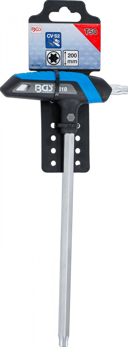 Atsuktuvas su T formos rankena | T-Star (Torx) | T50 (7618)