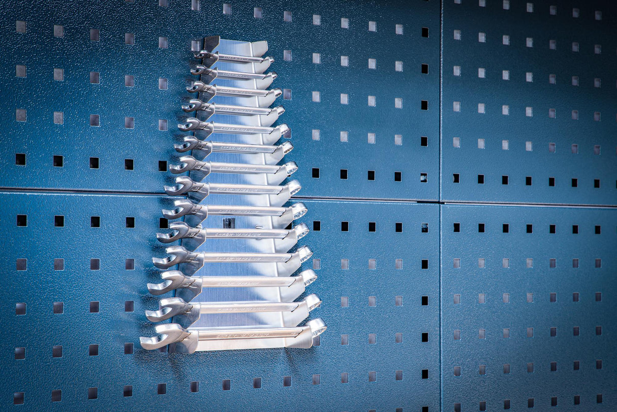 HOLDER FOR COMBINATION/RING SPANNERS | 14 STACKING SHELFS | FOR STORAGE SYSTEM COMBINATION (80194)