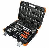 Galvučių ir raktų komplektas 94 dalių, 1/4" + 1/2" (KR121094C)