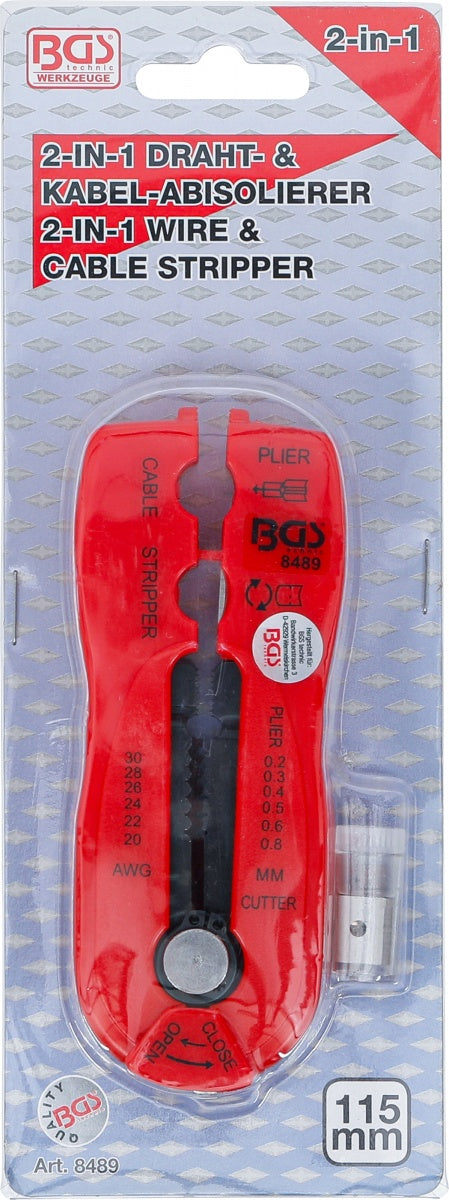 Įrankis elektros darbams "2-IN-1" | 0,2 - 0,8 mm (8489)