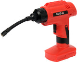 Akumuliatorinis kompresorius | 120W | LED | 150PSI | 25 L/MIN | LI-ION 11,1V 6000MAH | USB (YT-82950)