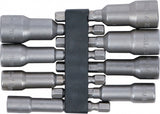 Набор бит и головок шестигранных | 6.3 mm (1/4") | 6 - 13 mm | 8 шт.