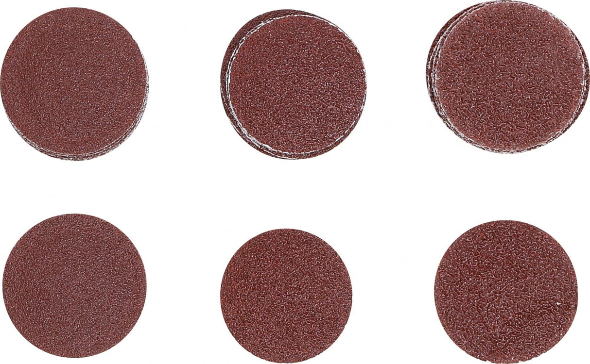 SANDING PADS / SANDING SET | Ø 75 MM | GRIT 60 - 80 - 120 | 30 PCS. (SK70195)