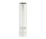 SOCKET  8MM 1/4" 6PT CV DEEP (YT-1419)