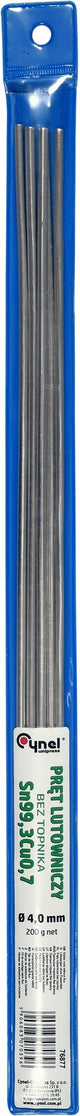 Lydmetalis be švino | Ø 7 x 7 x 350 mm | 200g (76877)