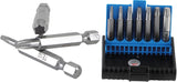SCREW EXTRACTOR SET | FOR DAMAGED T-STAR (FOR TORX) T10 - T40 | 7 PCS. (5284)