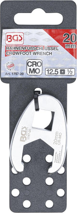 Raktas "varnos koja" | 12,5 mm (1/2") | 20 mm (1757-20)