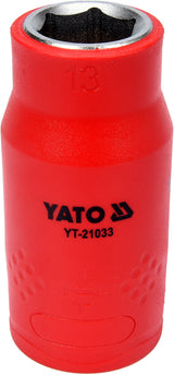 INSULATED SOCKET 13 MM, 1/2" VDE (YT-21033)