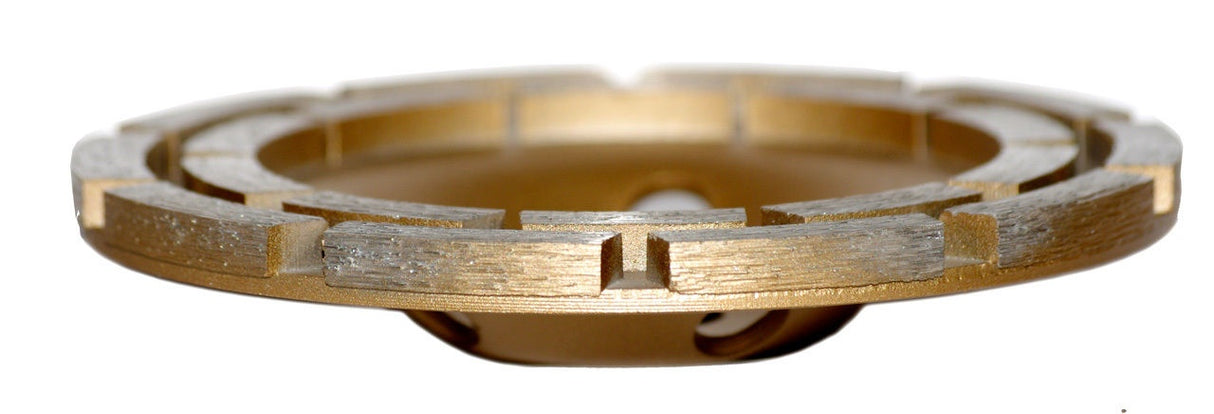 Алмазный шлифовальный диск | тарельчатый | двухрядный | M14x125 mm