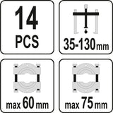 UNIVERSAL GEAR/BEARING PULLER EXTRACTOR (YT-06412)