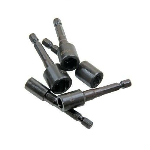 SOCKET SET FOR DAMAGED BOLTS | 6-12 MM | HEX BIT SET | 6.3 MM (1/4") | 5 PCS. (5267E)