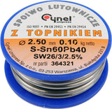 Lydmetalio viela Ø 2,50mm. 100g su fliusu (76822)