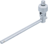 Slankiojanti rankena | 12,5 mm (1/2") | su terkšliniu adapteriu (71047)