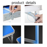 FOLDABLE TABLE / COUNTER | ALUMINIUM | SQUARE TUBE | ADJUSTABLE HEIGHT (LC02)