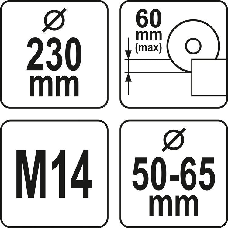 Защита от пыли для резки | M14 | 230 mm