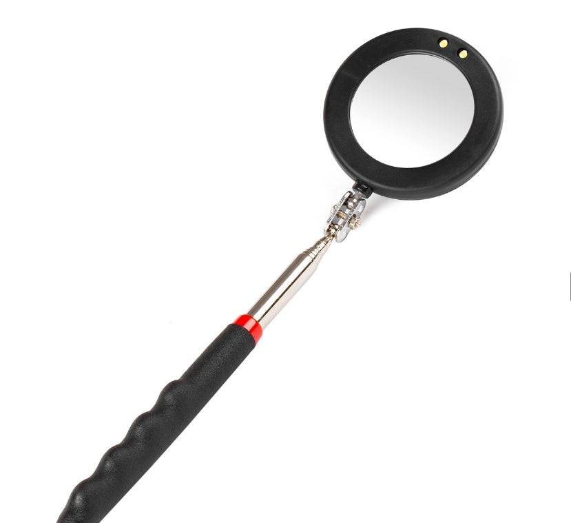 Teleskopinis apžiūros veidrodis LED | apskritas | 285-875 mm | ø 50 mm (LM35T)