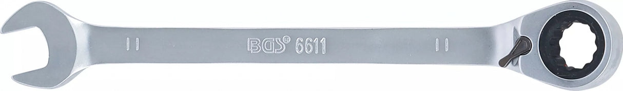 Terkšlinis raktas su reversu | 11 mm (30911)