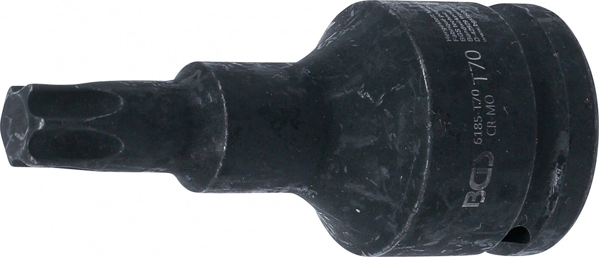 Smūginis antgalis | ilgis 100 mm | 20 mm (3/4") | T-Star (Torx) T70 (6185-T70)