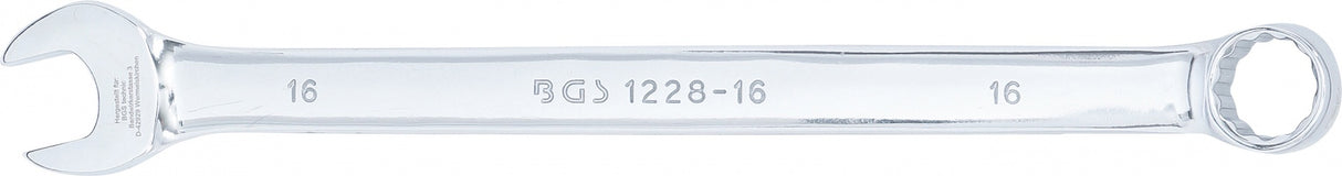 Raktas kombinuotas | ilgas tipas | 16 mm (1228-16)