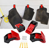 Automobilinių kilimėlių užspaustukai | Heavy Duty ABS+stainless steel | 4 vnt. (MC4S)