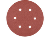 Šlifavimo popierius {velcro) | 6 skylės | 150 mm / P80 | 50 vnt. (YT-834583)