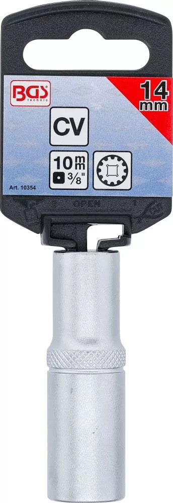 Galvutė daugiafunkcinė ilga 3/8", 14 mm (10354)