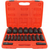 IMPACT SOCKET SET LONG | 12.5 MM (1/2") | 10-38 MM | 20 PCS. (SK1220)