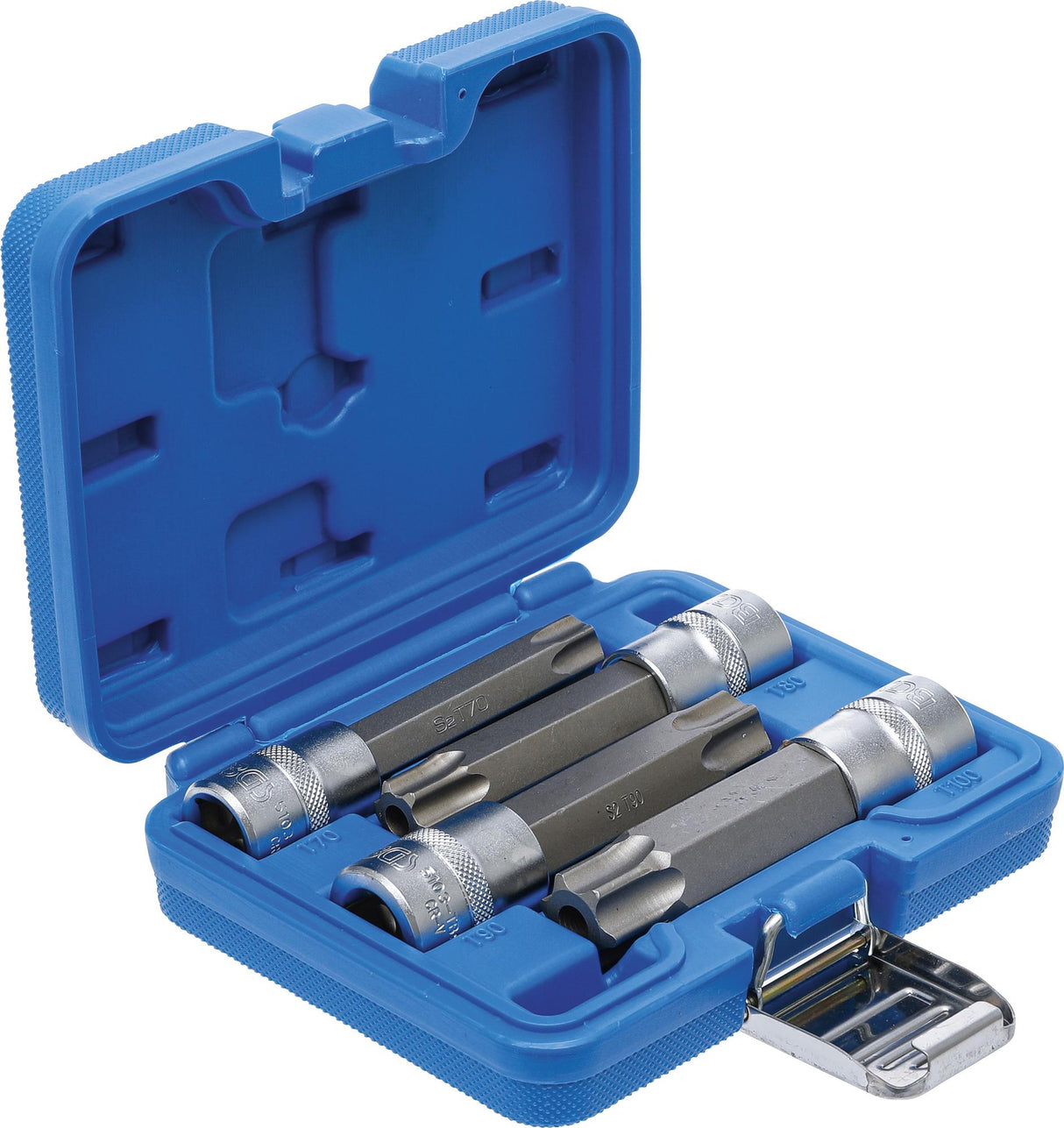 Įpresuotų antgalių rinkinys | 12,5 mm (1/2") | MAXI, T-Star su skyle (Torx) | 4 vnt. (5103)