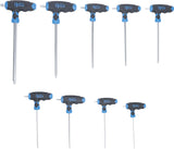 T-HANDLE WRENCH SET | T-STAR (FOR TORX) T10 - T50 | 9 PCS. (8485)