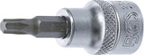 Antgalis įpresuotas į galvutę | 10 mm (3/8") | T-Star (Torx) T27 (2544)