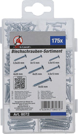 SHEET METAL SCREW ASSORTMENT | 175 PCS. (8072)