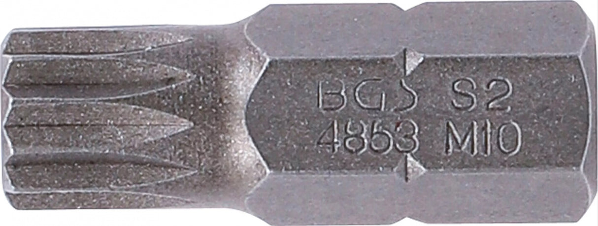 Antgalis | ilgis 30 mm | 10 mm (3/8") storis | Spline (XZN) | M10 (4853)