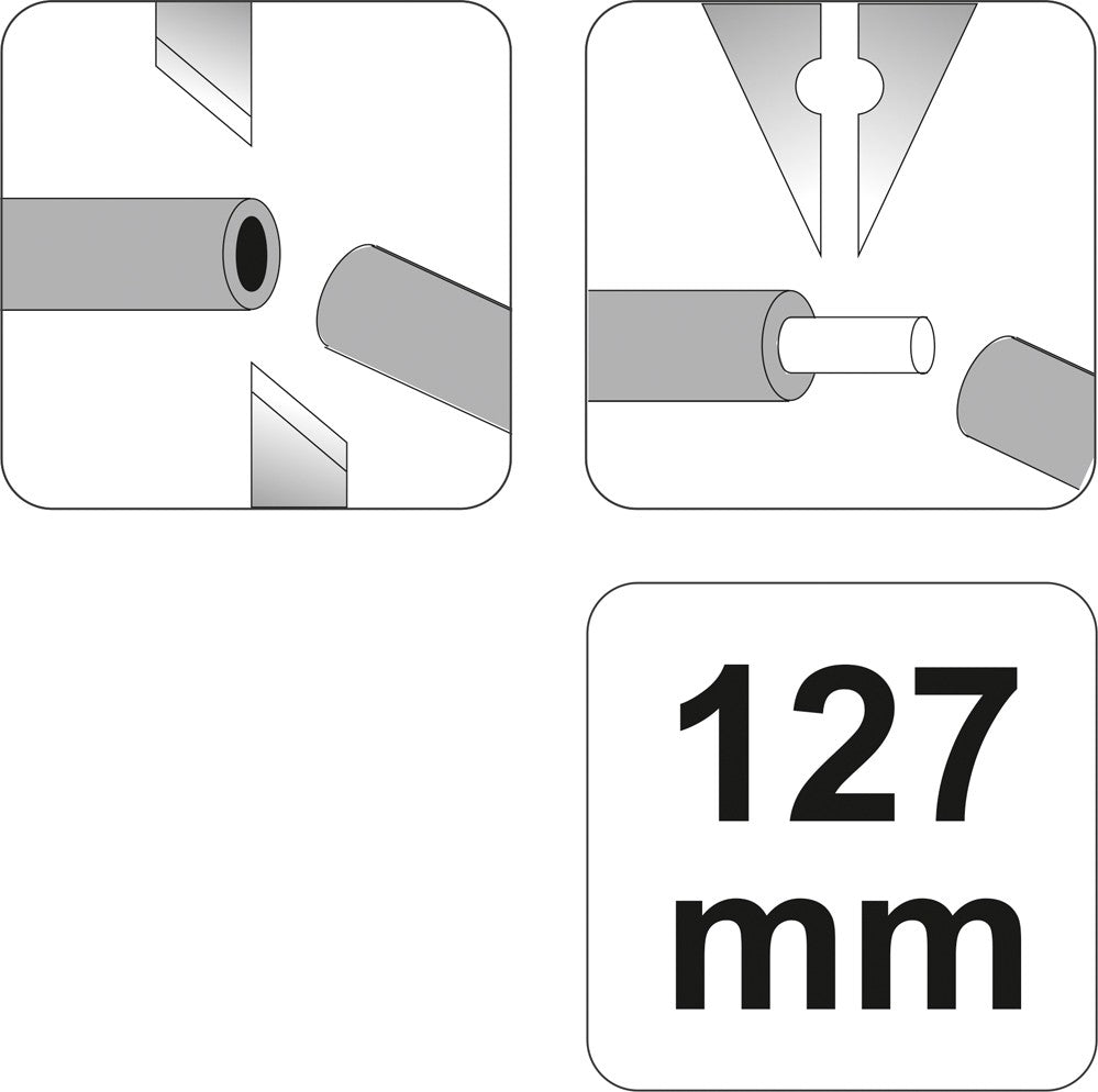 Replytės šoninio kirpimo | 125 mm (YT-2261)