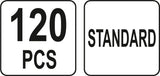 STANDARD CAR FUSE ASSORTMENT 120 PC (YT-83144)
