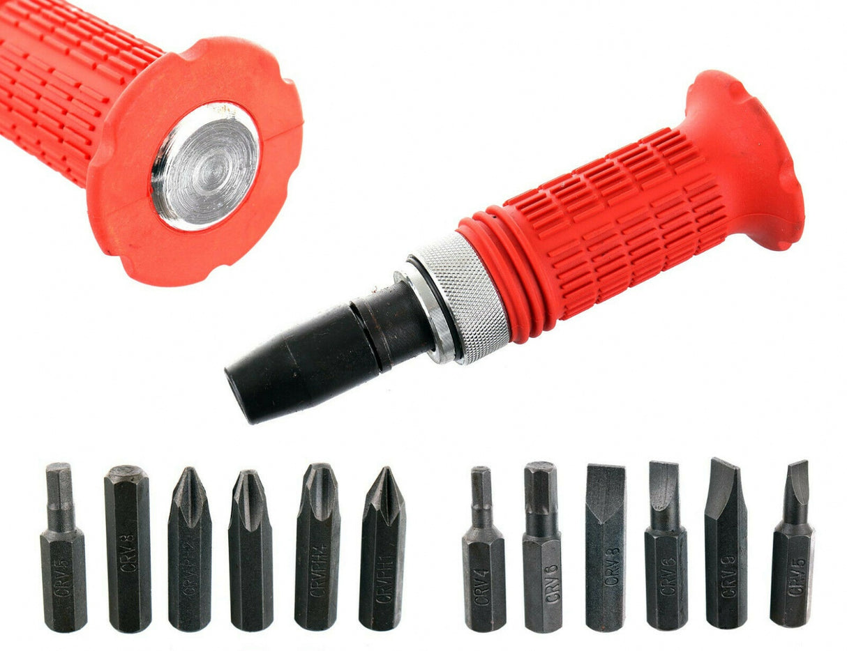 IMPACT DRIVER WITH REMOVABLE HEAD 1/2" | 13 BITS (SK2627)