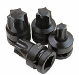 Набор ударных бит | 12,5 mm (1/2") | T-Star (Torx) T55 - T100 | 6 шт.