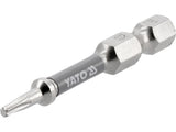SCREWDRIVER BITS 1/4 50MM T8 2 PCS NI (YT-78030)