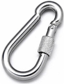 SNAP HOOK WITH SCREW LOCK 7X70, GALVANISED (ES-7X70S)