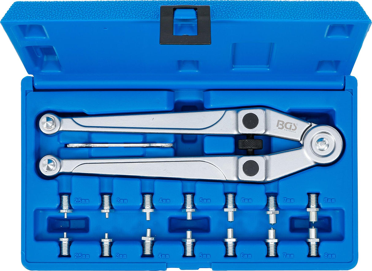 FACE PIN WRENCH SET | ADJUSTABLE | Ø 2.5 - 9 MM (1464)